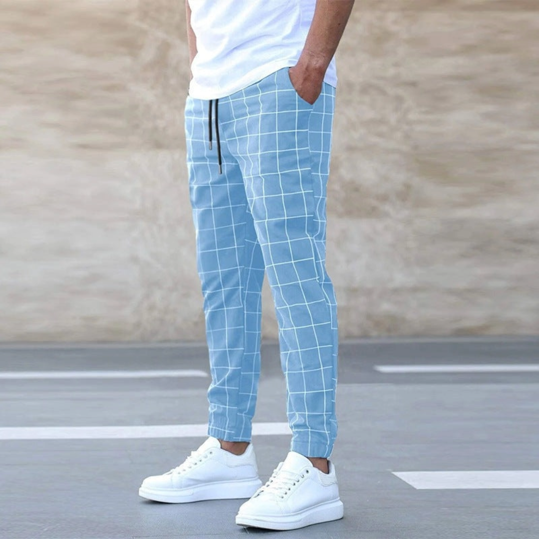 Gabriele | Pantaloni jogger a quadri