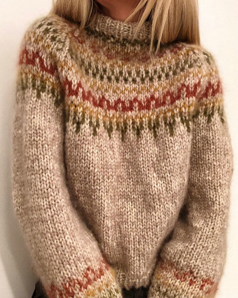 Liora | Maglia Calda con Collo Morbido