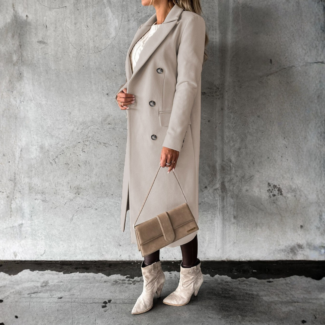 Sophia | Cappotto Lungo Elegante e Raffinato
