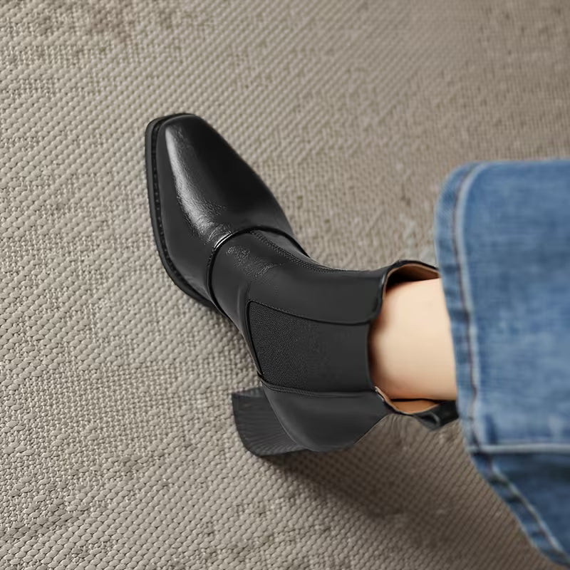 Victoria | Stivaletti di Lusso con Tacco Medio