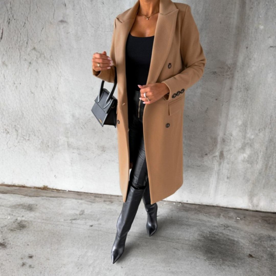 Sophia | Cappotto Lungo Elegante e Raffinato