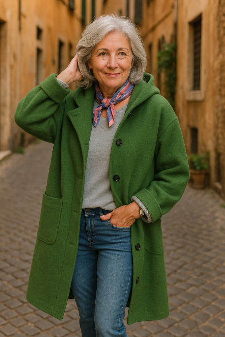 Evy | Cappotto in lana con stile moderno