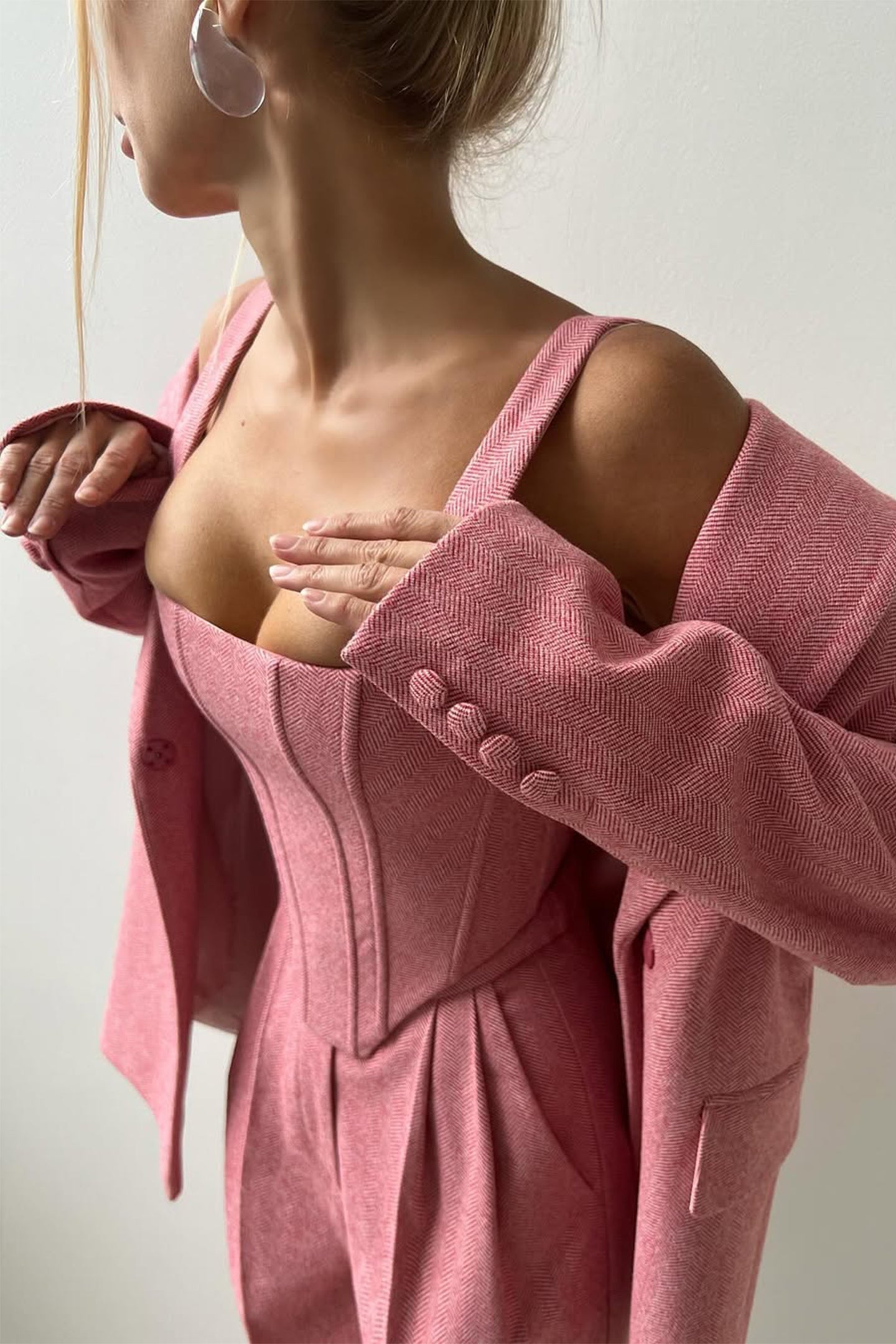 Anna | Completo a Tre Pezzi con Blazer Doppiopetto