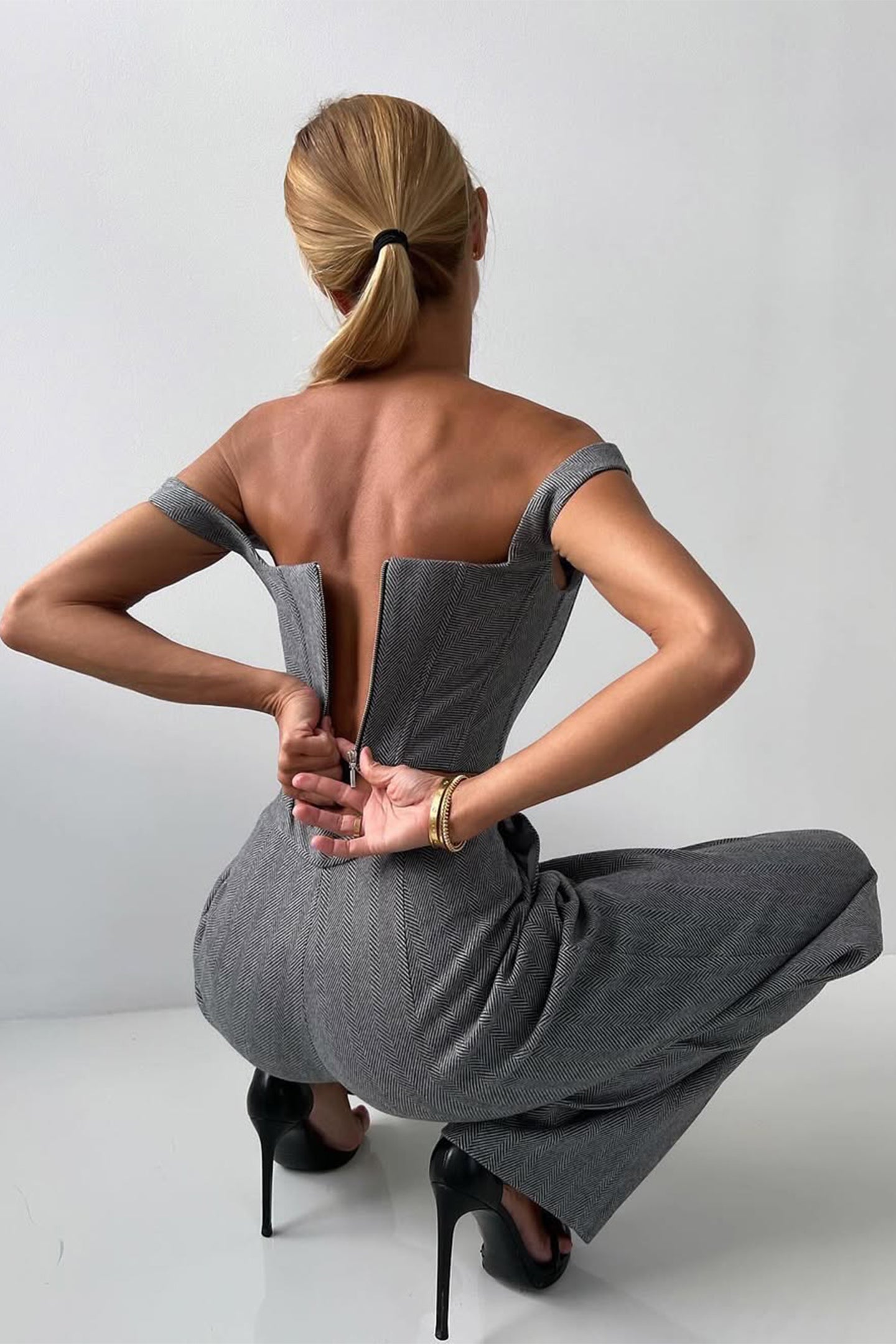 Anna | Completo a Tre Pezzi con Blazer Doppiopetto