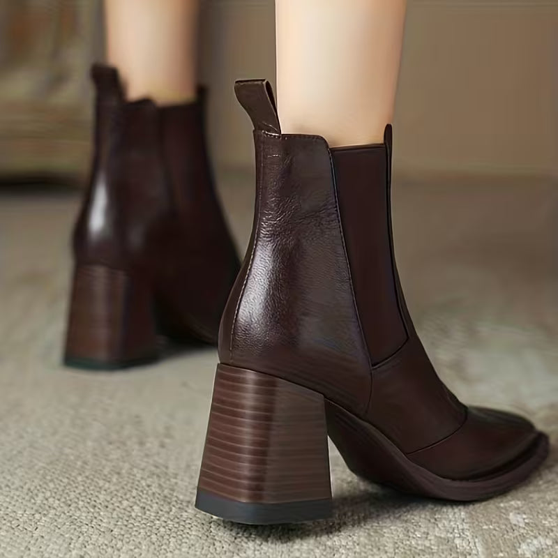 Victoria | Stivaletti di Lusso con Tacco Medio