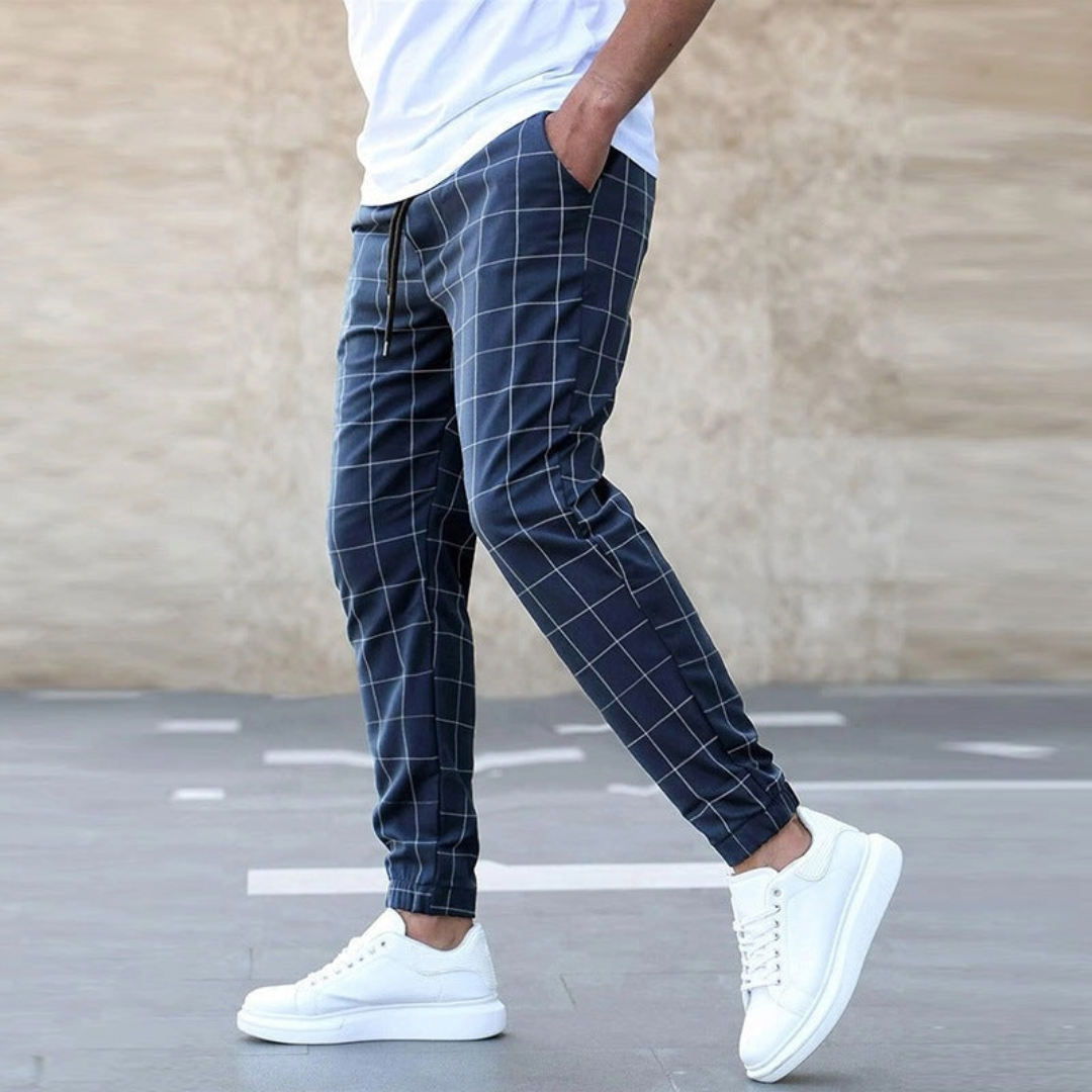 Gabriele | Pantaloni jogger a quadri