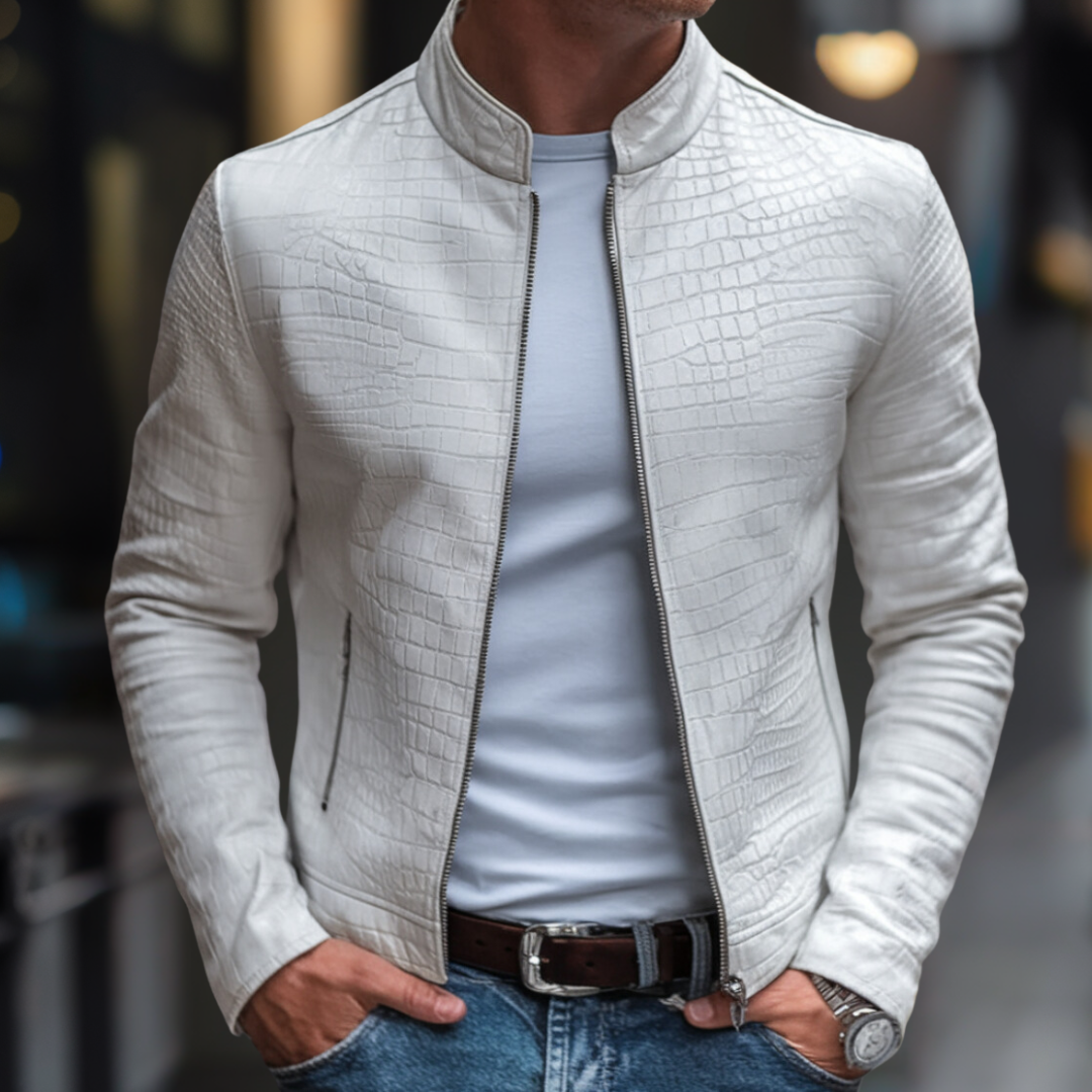 Noah | Giacca python lussuosa