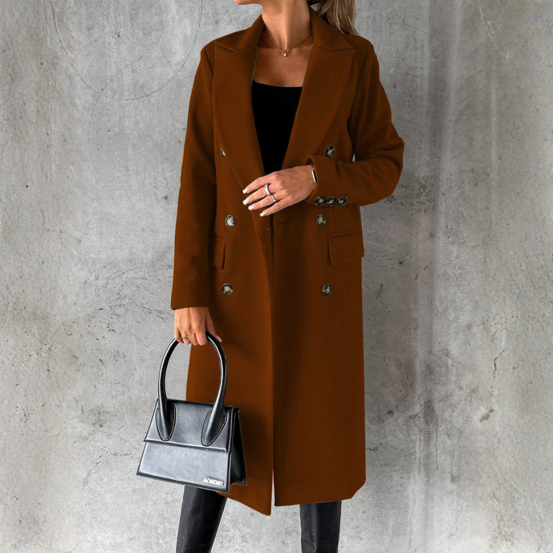 Sophia | Cappotto Lungo Elegante e Raffinato