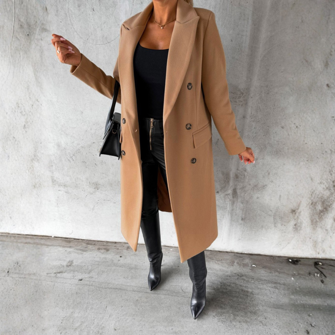 Sophia | Cappotto Lungo Elegante e Raffinato