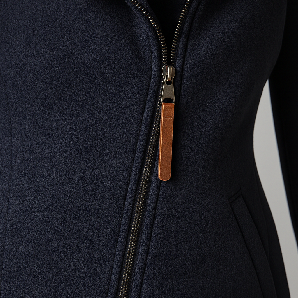 Alessandra | Cappotto Invernale con Zip Asimmetrica