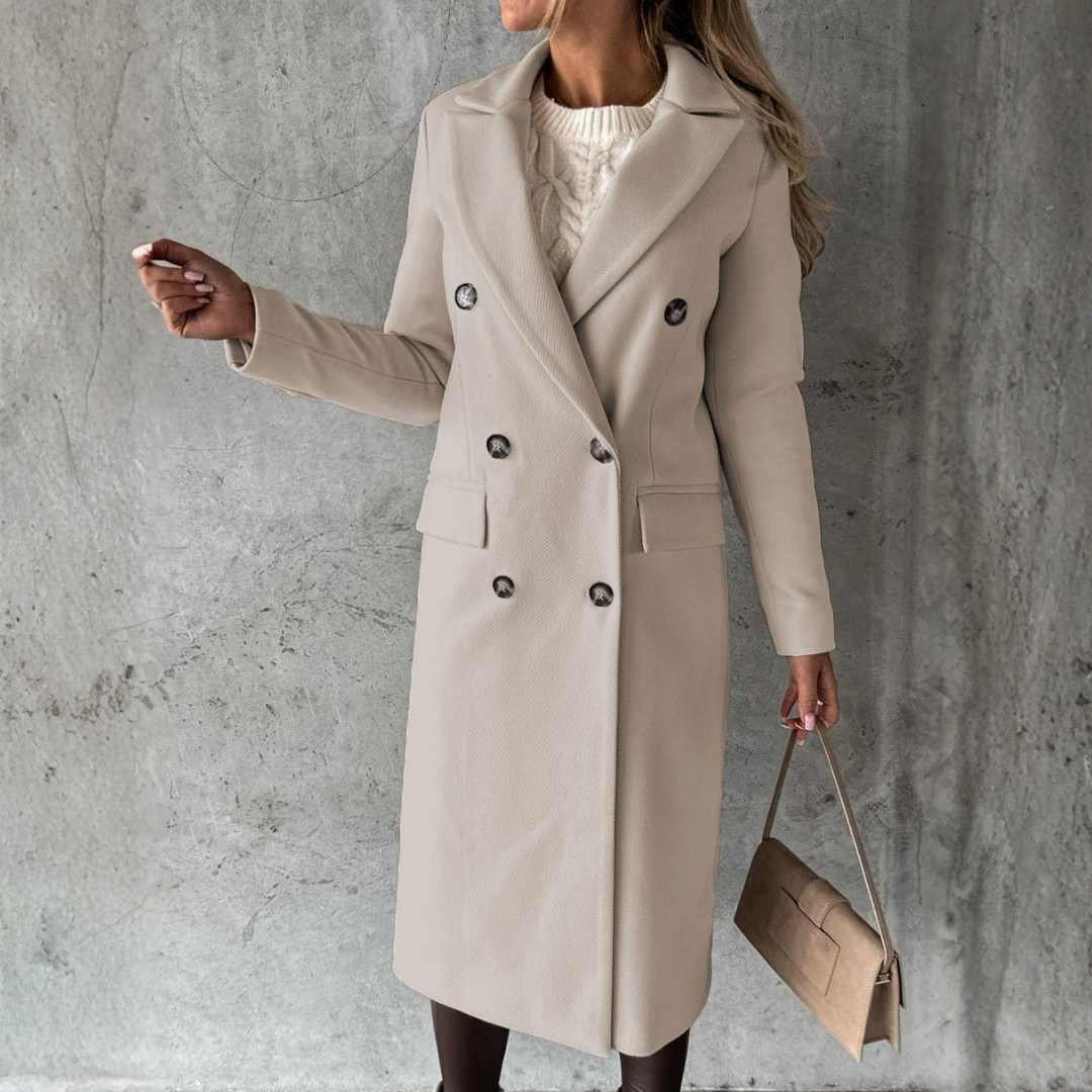 Sophia | Cappotto Lungo Elegante e Raffinato