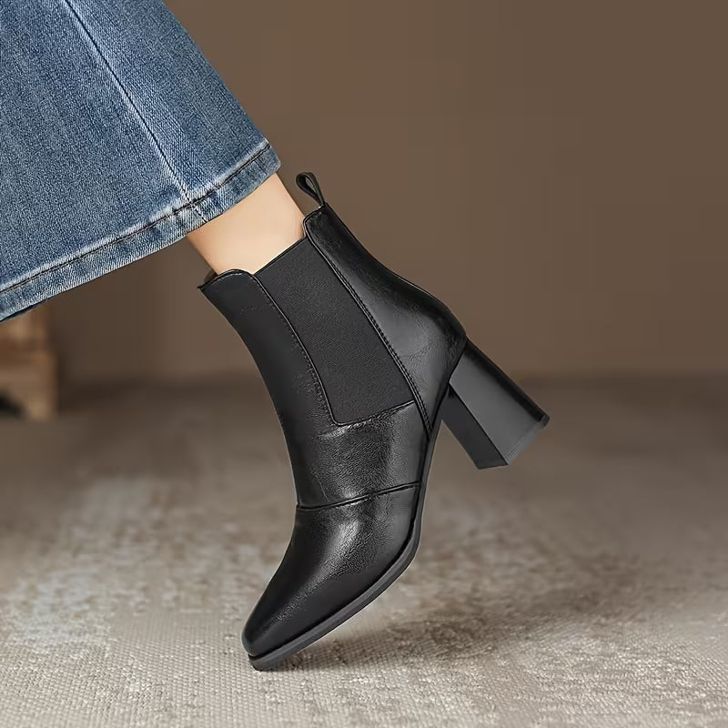 Victoria | Stivaletti di Lusso con Tacco Medio